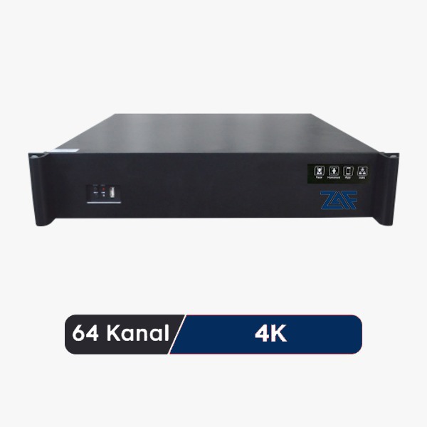 64 KANAL 4K 8MP NVR CİHAZI AKILLI ANALİZLİ		…